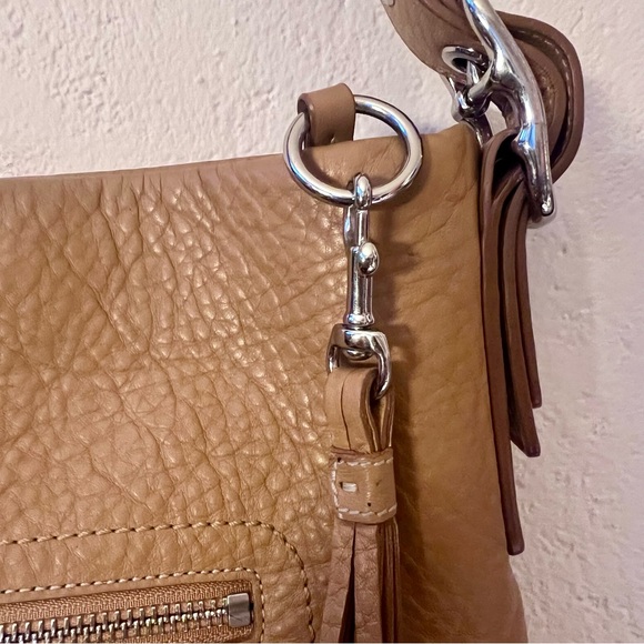 Coach 2006 Legacy Tan Thick Pebble Grain Leather Shoulder Hobo Bag Purse - Picture 11 of 17